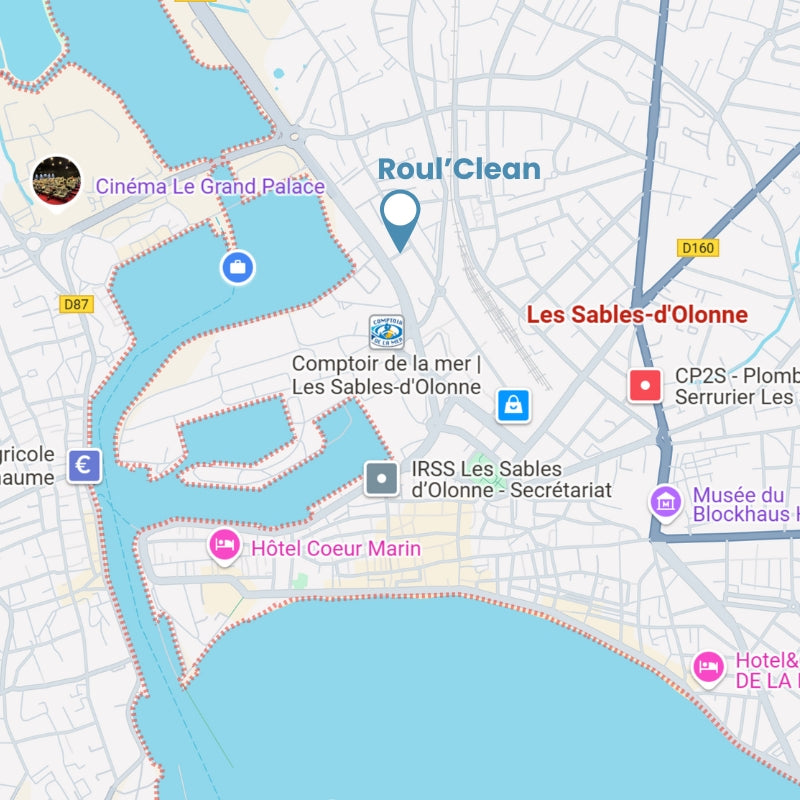 plan localisant l'emplacement de l'entreprise